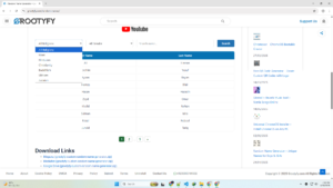 Loading spinner overlay on results section