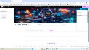 Elementor builder using dynamic tags from Grootyfy plugin
