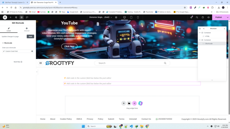 Fast and lightweight custom code plugin for WordPress developers