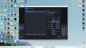 Multi monitor recording setup with OBS mouse crop tracking